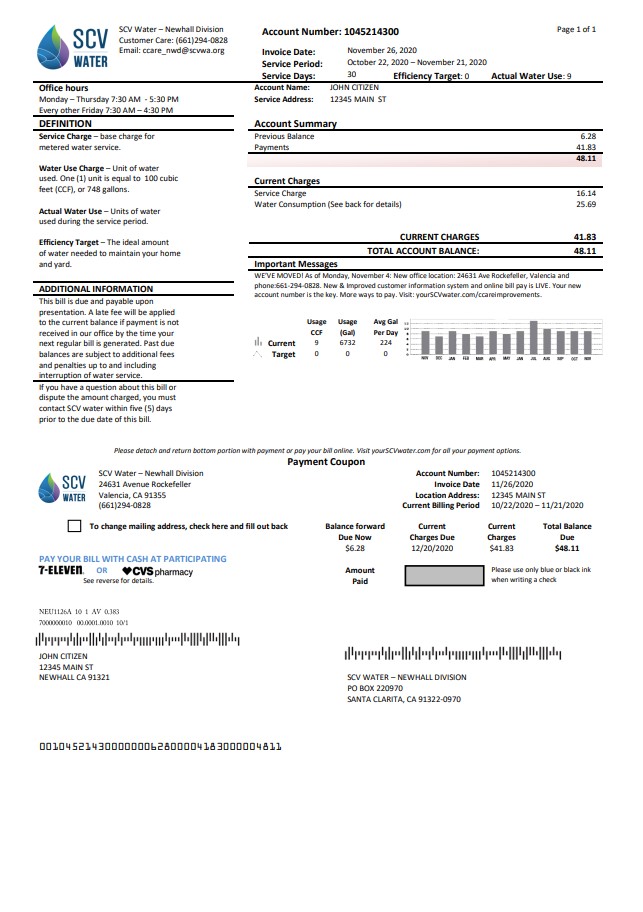 Minol USA business utility bill 